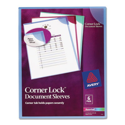 SLEEVE,DOC,CN LK,6/PK,AST