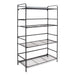 SHELF,METAL,4-SHELF,BLK