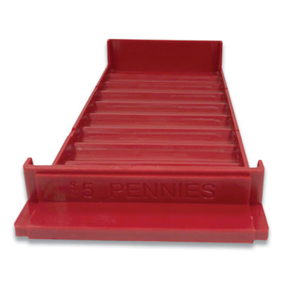 TRAY,COIN,10-CMPRTMT,RED