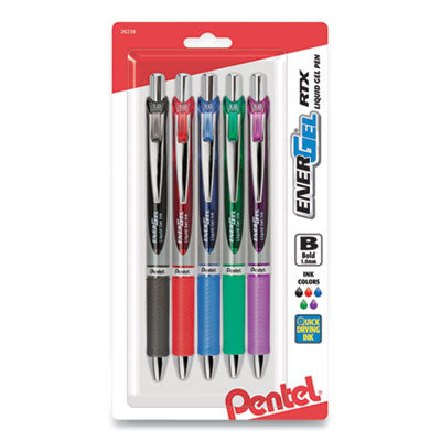 PEN,LIQUID,GEL,AST,5/PK