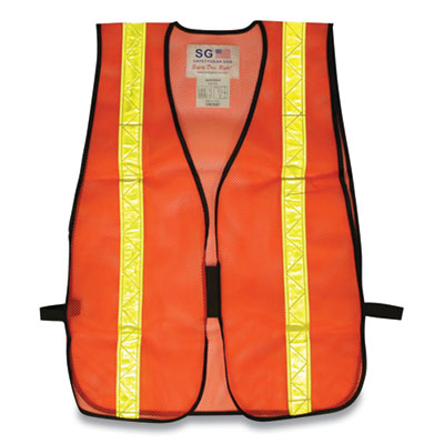 VEST,NON-ANSI,HI-VIS,OR