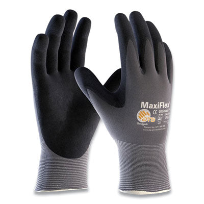 GLOVES,NITRILE,GRY,12