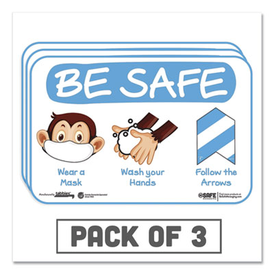 SIGN,BESAFE WEAR MASK,WH