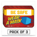 SIGN,BESAFE WEAR MASK,RD