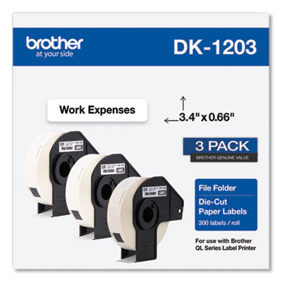 LABEL,0.66" X 3.4",3PK