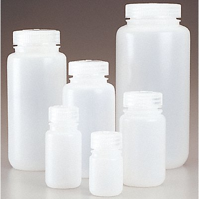 Bottle 63 mm H Natural 34 mm Dia PK12