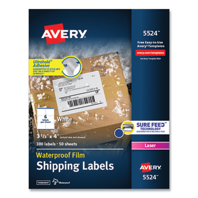 LABEL,WETHRPRF,300/PK,WH