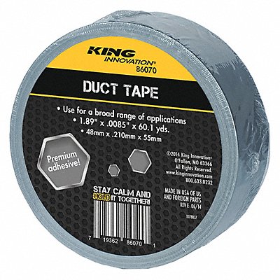 Duct Tape 2 x 60 yd. Silver