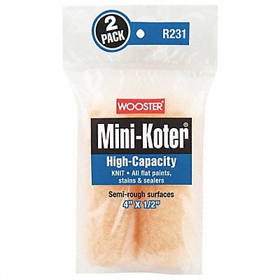 Mini Rollers 4 L 1/2 Nap Knit PK2