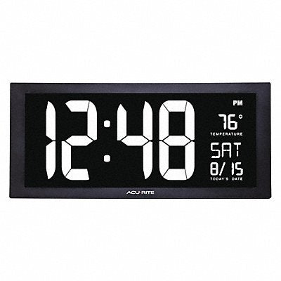 Clock Jumbo Calendar Digit Indoor Tem