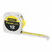 Tape Measure 1/2 In x 12 ft Chrome In/Ft