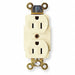 Receptacle Duplex 15A 5-15R 125V Ivory