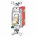 Wall Switch Ivory 20A Back Side SnglPole