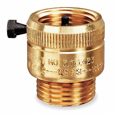 Vacuum Breaker 3/4 in GHT Brass 125 psi