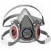 F8766 Half Mask Respirator Elastomer Gray