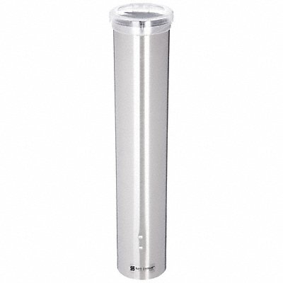 Cup Dispenser 17 in H Silver