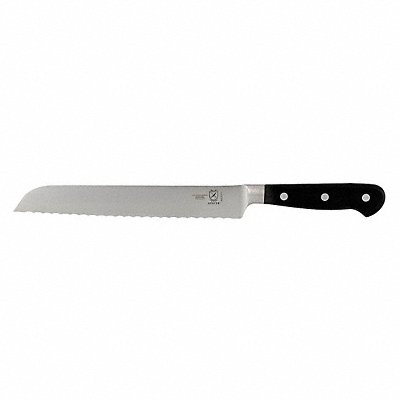 Bread Knife 8 in Blade Black Handle