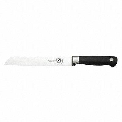 Bread Knife 8 in Blade Black Handle