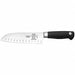 Santoku Knife 7 in Blade Black Handle