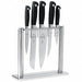 Knife Set 8 in Blade Black Handle