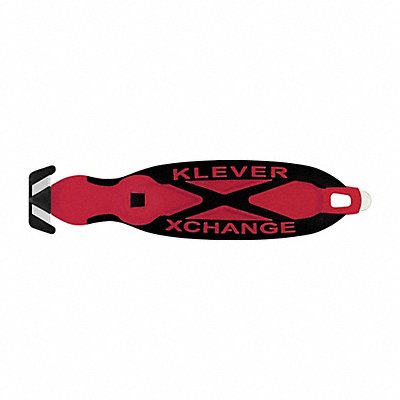 G6063 Safety Cutter 6-1/2 in Black/Red