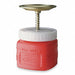 Plunger Can 1 qt. Polyethylene Red