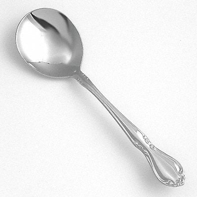 Bouillon Spoon 5 15/16 in L Silver PK24