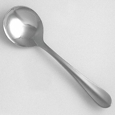 Bouillon Spoon 6 in L Silver PK24