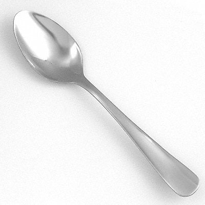 Teaspoon 6 3/16 in L Silver PK36
