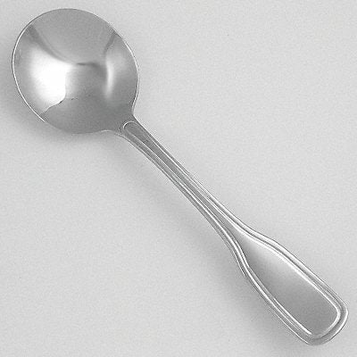 Bouillon Spoon 6 1/4 in L Silver PK24