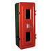 Fire Ext. Cabinet Black Red Plastic