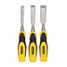 Wood Chisel Set 3 Pieces 1/2 3/4 1 In.