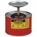 Plunger Can 1/2 gal Galvanized Steel