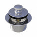 Drain Stopper 2 in Dia Brass Plastic