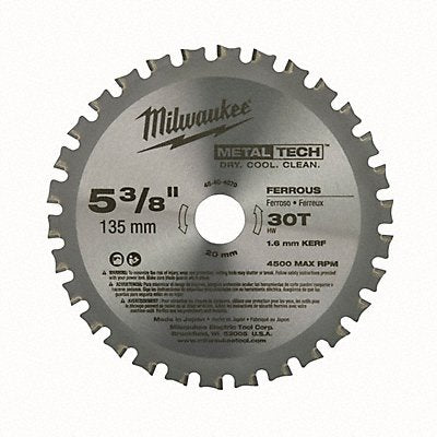 Circular Saw Blade 5 3/8 in 30 Teeth