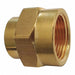 Reducing Coupling Brass 3/4 x 1/2 in