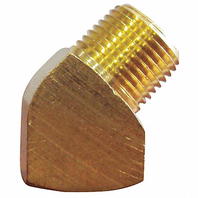 45 Street Elbow Brass 1/4 in 10 PK