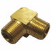 90 Elbow Brass 1/4 in Pipe Size MNPT