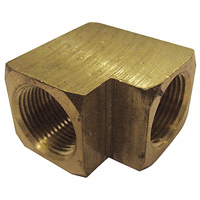 90 Extruded Elbow Brass 3/8 in 10 PK