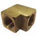 90 Extruded Elbow Brass 3/8 in 10 PK
