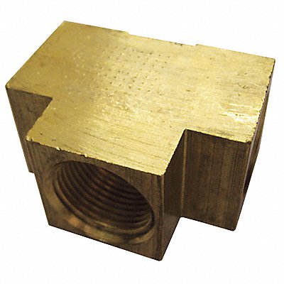 Extruded Tee Brass 3/4 in FNPT 5 PK