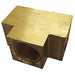 Extruded Tee Brass 3/4 in FNPT 5 PK