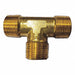 Male Tee Brass 3/4 in Pipe Size MNPT