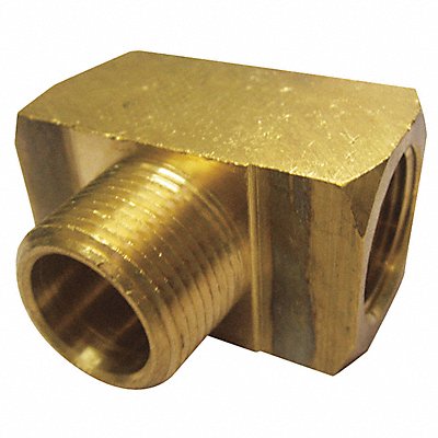 Extruded Branch Tee Brass 1/2 in NPT
