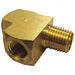 Extruded Street Tee Brass 1/8 in PK10
