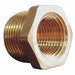 Hex Bushing Brass 1/2 x 3/8 in 10 PK