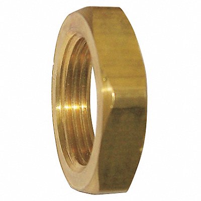 Locknut Brass 1/4 in Pipe Size FNPT