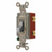 Wall Switch Gray 20A Back Side SnglPole