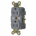 Receptacle Gray 15 A 2P3W Back Side 1PK