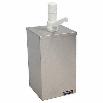 Condiment Pump with Box 7 3/4 in H SS